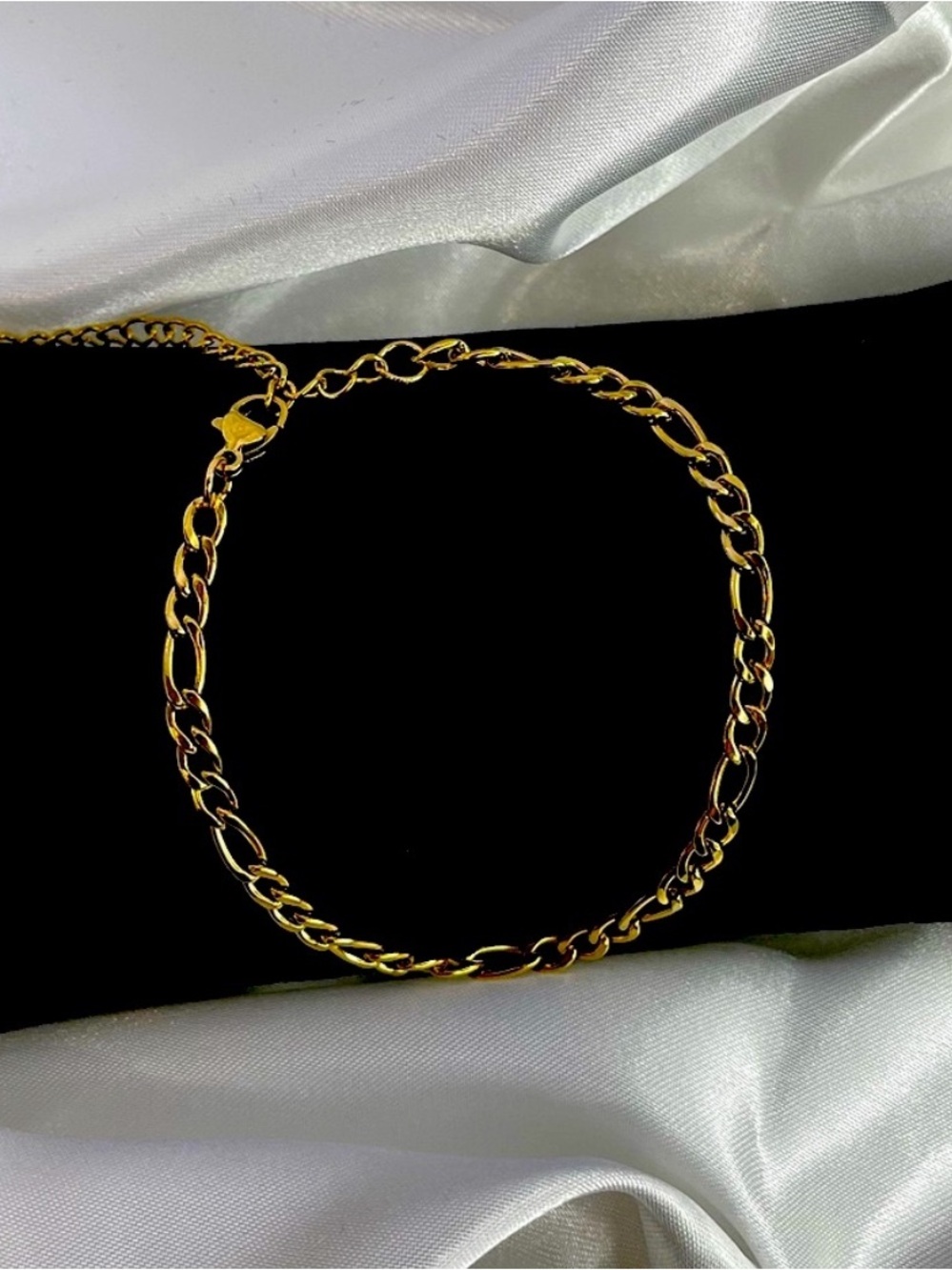🩵6/$30 — Classic Gold Figaro Chain Bracelet Jewelry
